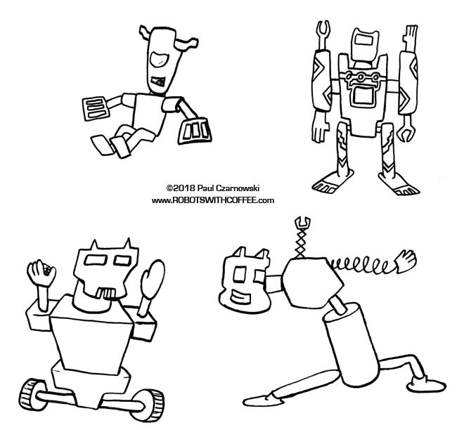 The Impracticals (dopey robots) – Robots With Coffee