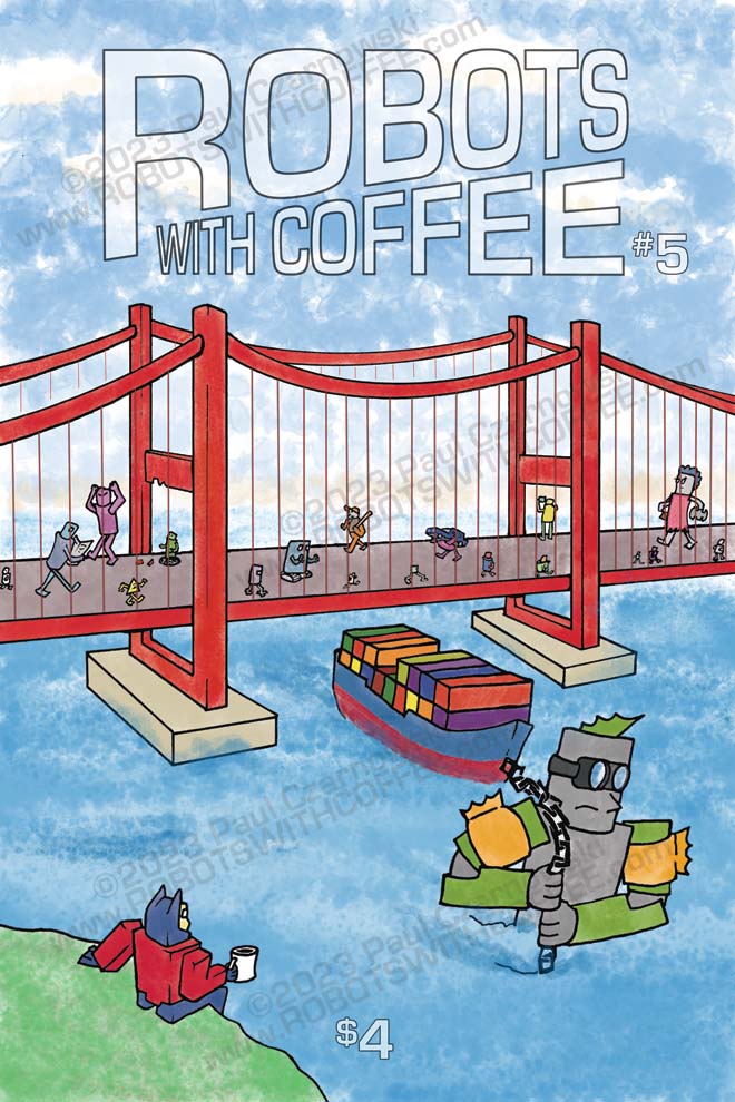 RwC #5 comic – January 2024! – Robots With Coffee